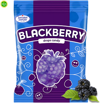 ZAHARNI ZAVODI - Blackberry Drops Candy 90g